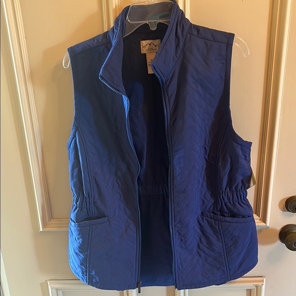 Blue Quilted Vest
